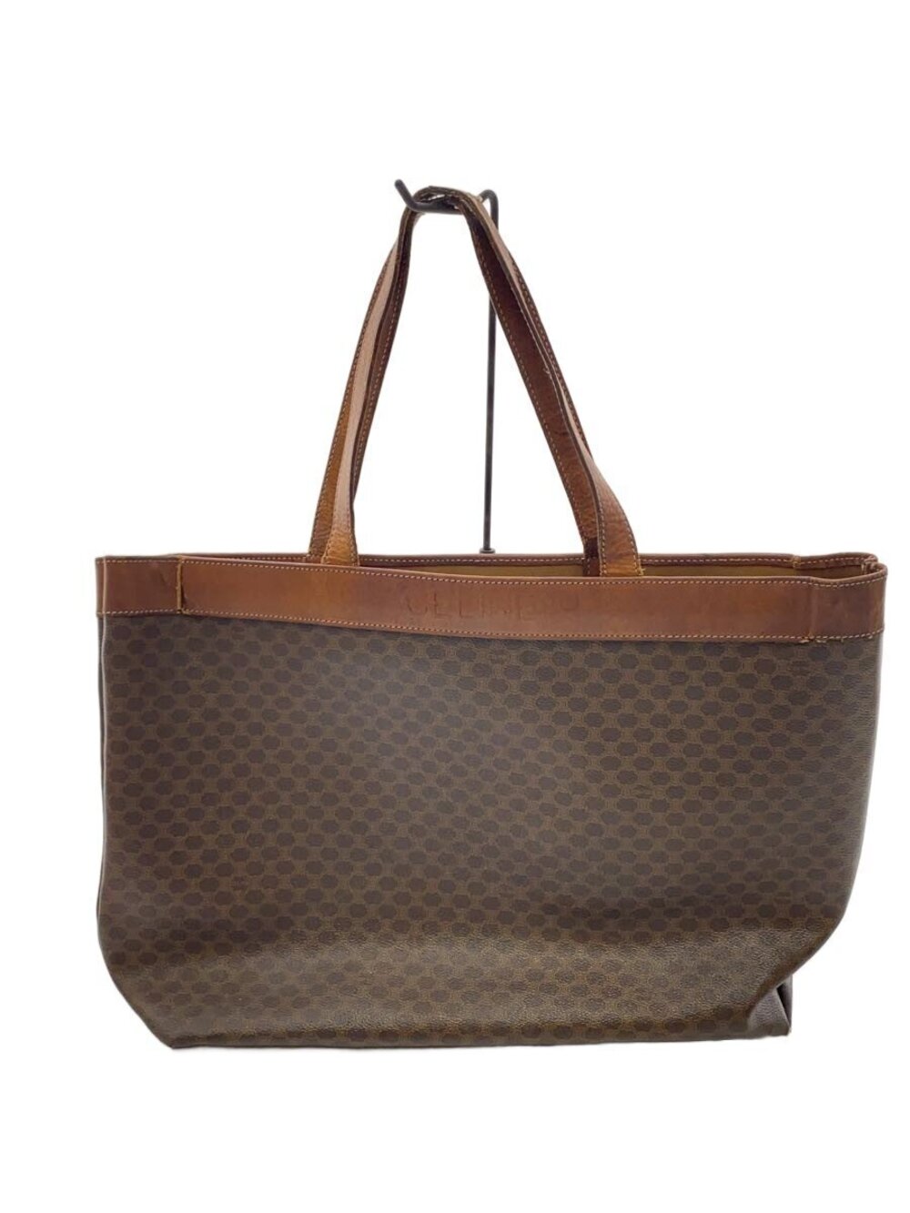 Celine Macadam Tote Bag Brown All over